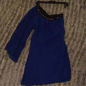 Rampage blue dress